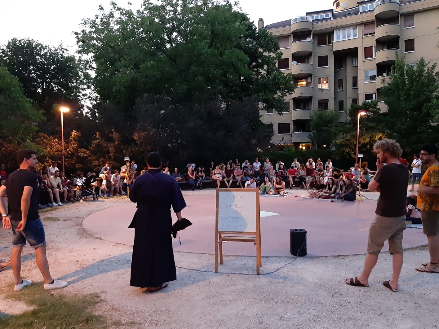 Un momento della festa