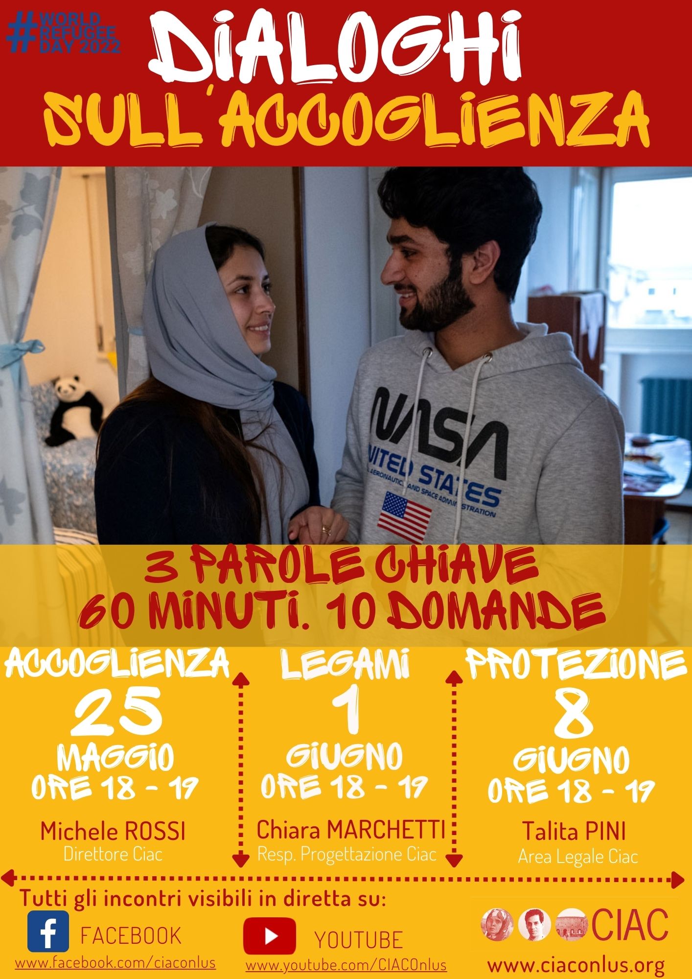 Locandina dialoghi sull'accoglienza