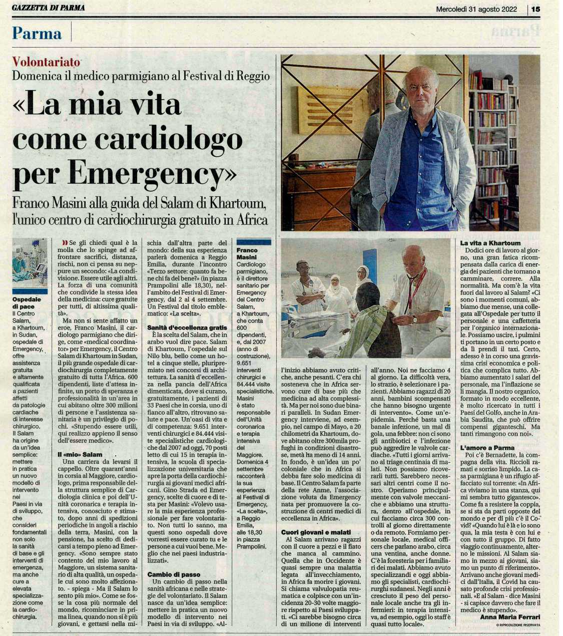 L'articolo della Gazzetta