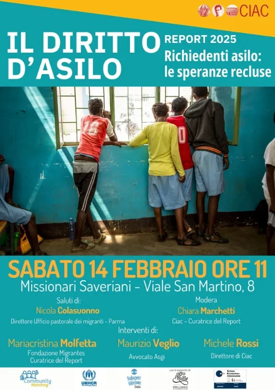 Richiedenti asilo: le speranze recluse. A Parma la presentazione del Report Migrantes 2025